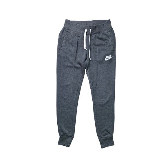 Nike Heritage Jogger Pants Men S Gunsmoke Grey/White Stretch - Picture 1 of 7